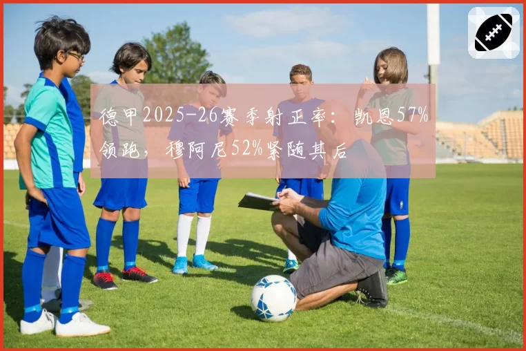 德甲2025-26赛季射正率：凯恩57%领跑，穆阿尼52%紧随其后